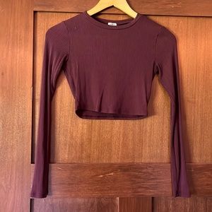 garage- purple long sleeve